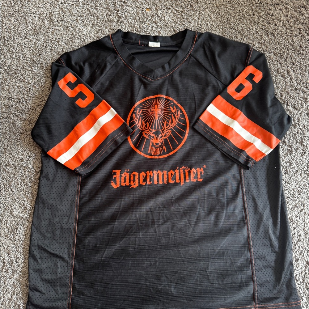 Black and Orange Jägermeister Jersey